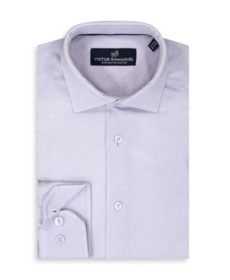 Men's Pin Dot Print Dress Shirt