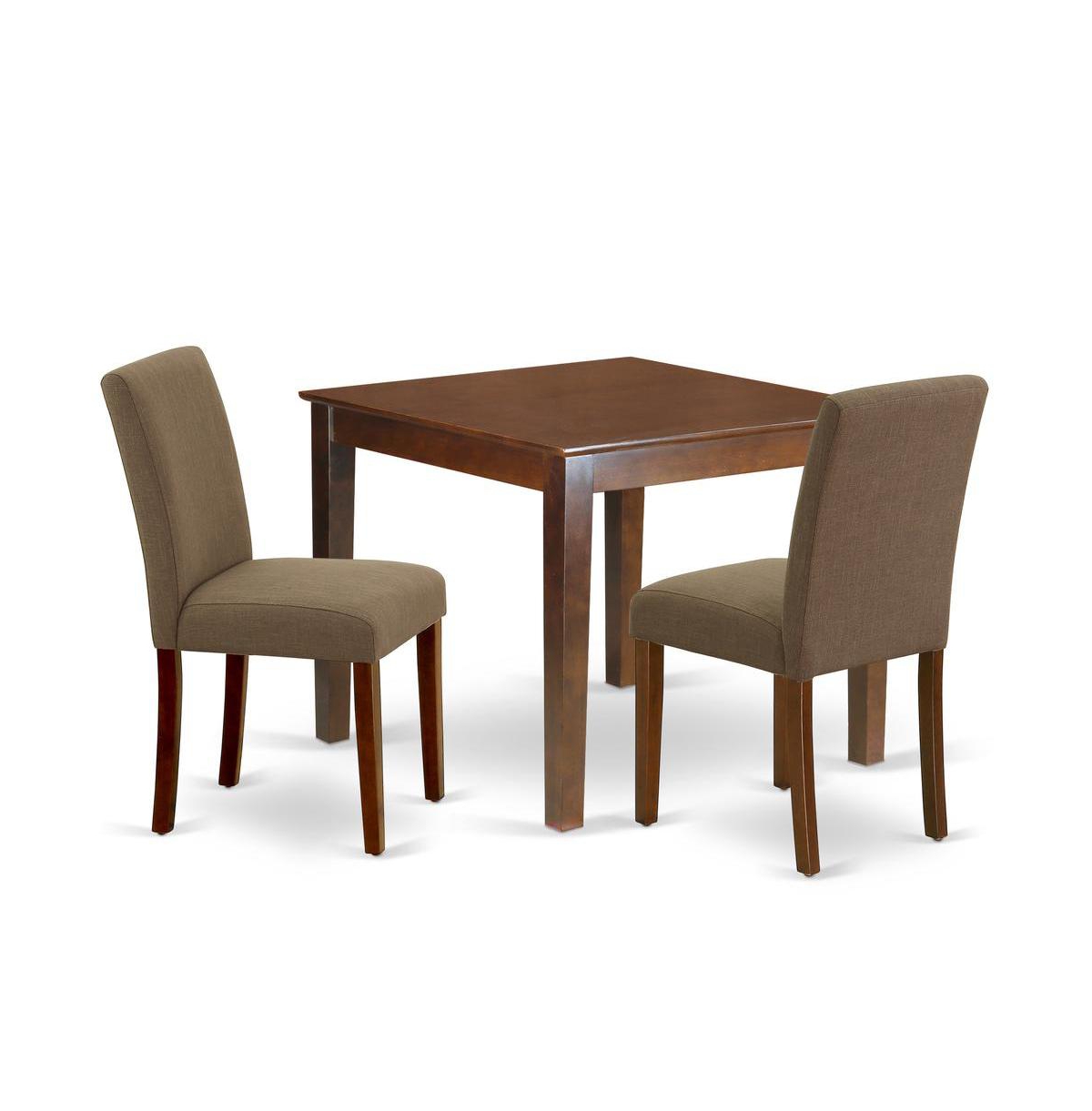 East West Furniture Dining Room Set Mahogany