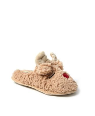 Women's Shay Holiday Christmas Reindeer Scuff Slipper