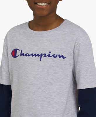Big Boys Layered-Look Graphic T-Shirt 