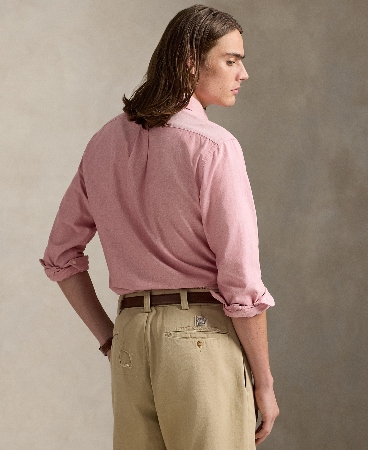 Polo Ralph Lauren Custom Fit Shirt In Pink