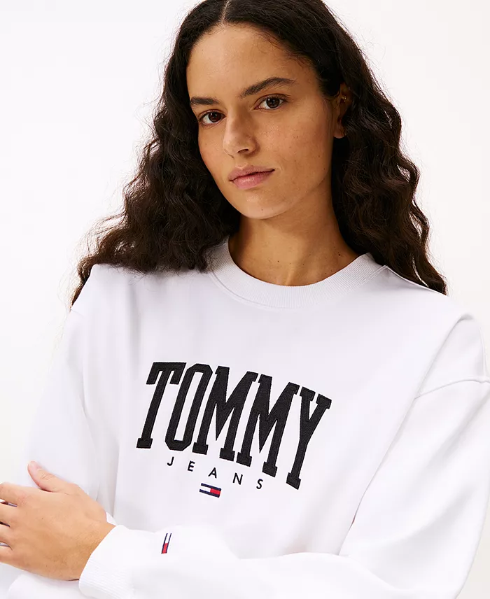 Women's Collegiate Crewneck Logo Sweatshirt - thumbnail 5