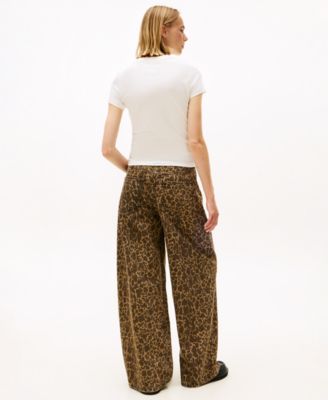 Women's Crewneck Slim Bling Linear T-Shirt