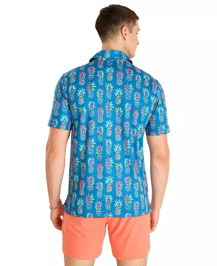 Men's The Pineapple Sketch Performance Polo Shirt - thumbnail 2