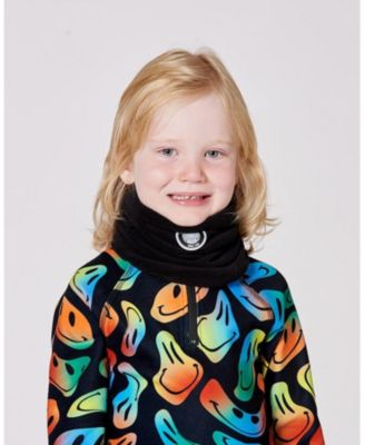 Kids Unisex Polar Fleece Neckwarmer Black - Toddler|Child