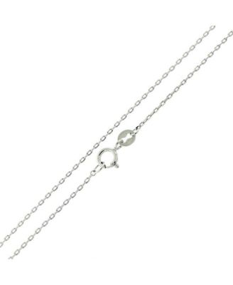 Suzy Levian Sterling Silver Sapphire & Created White Sapphire Pave Necklace