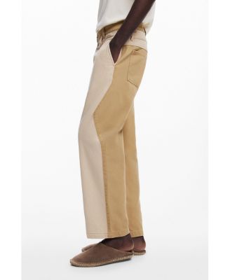 Men's Double-waist denim trousers