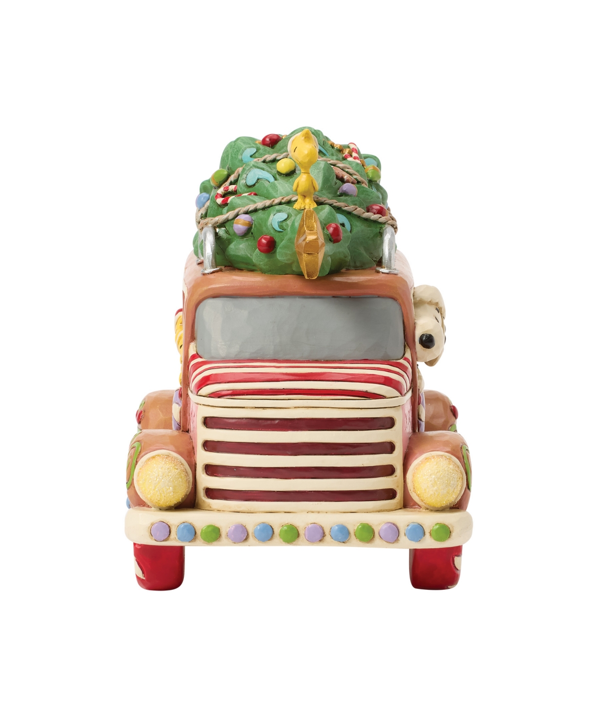 Jim Shore Peanuts Gingerbread Van Figurine In Multi