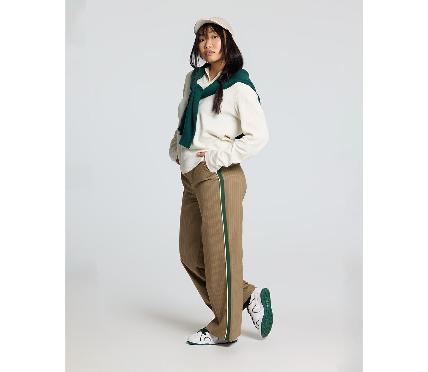 Женские кроссовки Freshy Steezy Lites, цвет: Белый / Зелёный — фото 10
