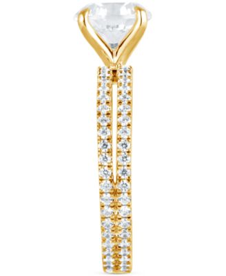 Badgley Mischka Certified Lab Grown Diamond Bridal Set (3 ct. t.w.) in 14k Gold