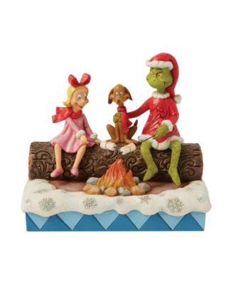 Grinch, Max and Cindy Roasting Figurine