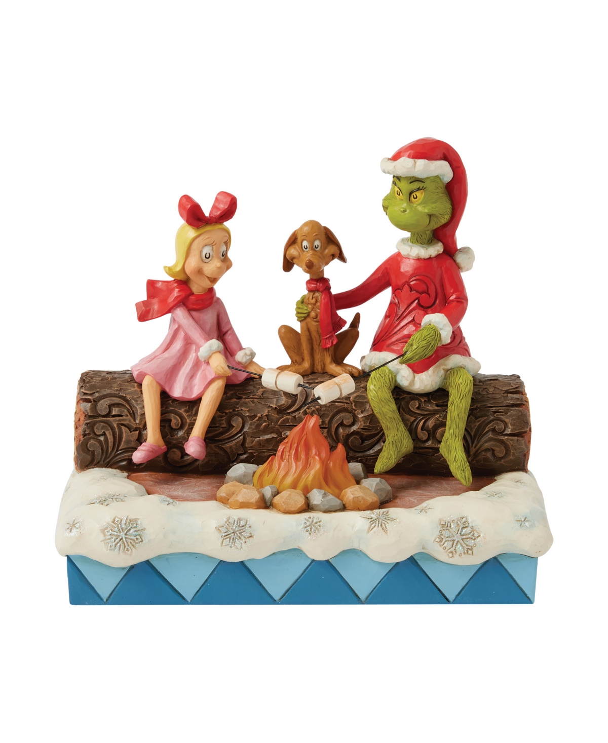 Jim Shore Grinch, Max And Cindy Roasting Figurine In Multi