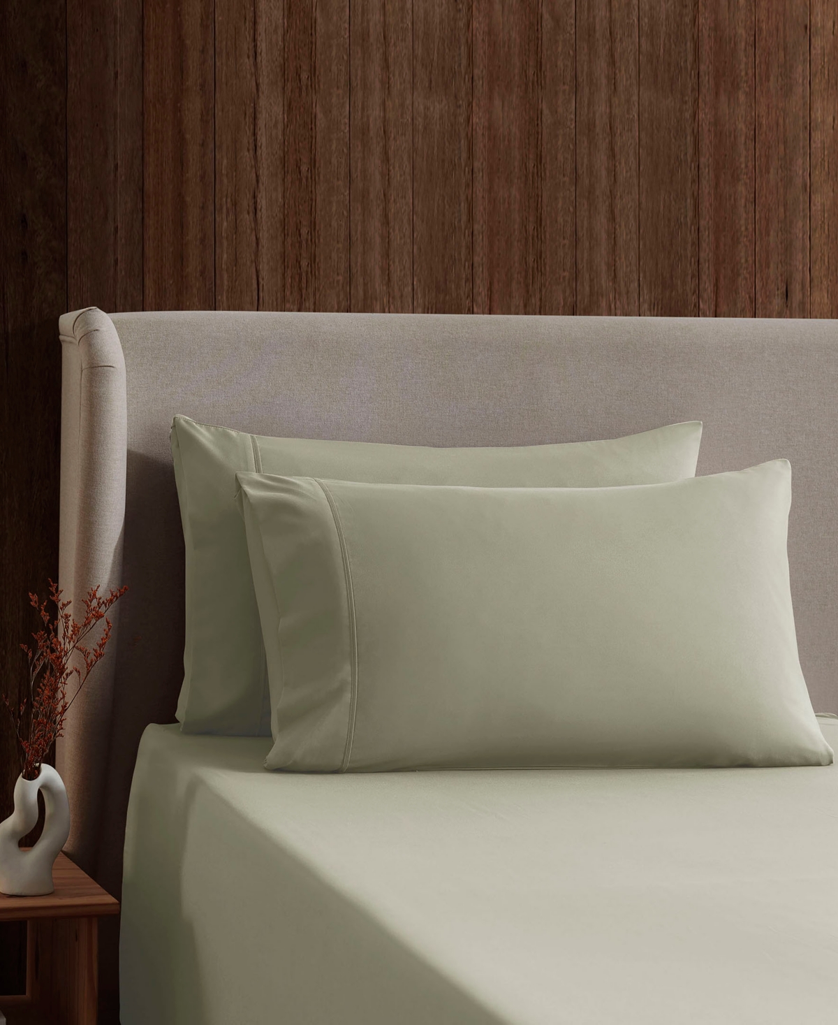 Nestl Premier Collection Deep Pocket 4 Piece Sheet Set, Queen In Green