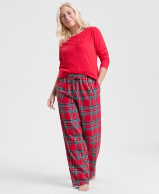 Women's Brinkley Plaid Mix It Matching Family Pajamas Set, Created for Macy's