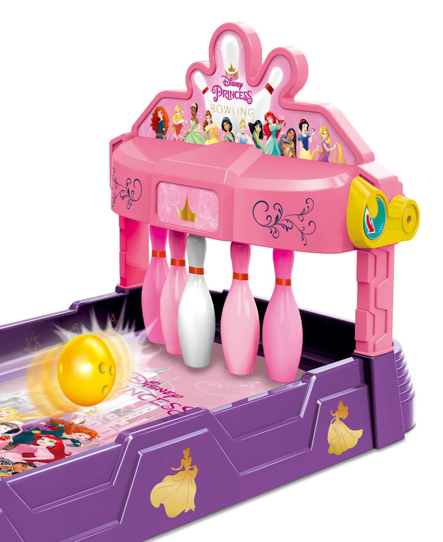 Детская игрушка World Tech Toys Disney Princess Tabletop Bowling Game — фото 4