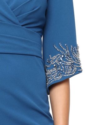 Women's Stretch Crepe Column Dress