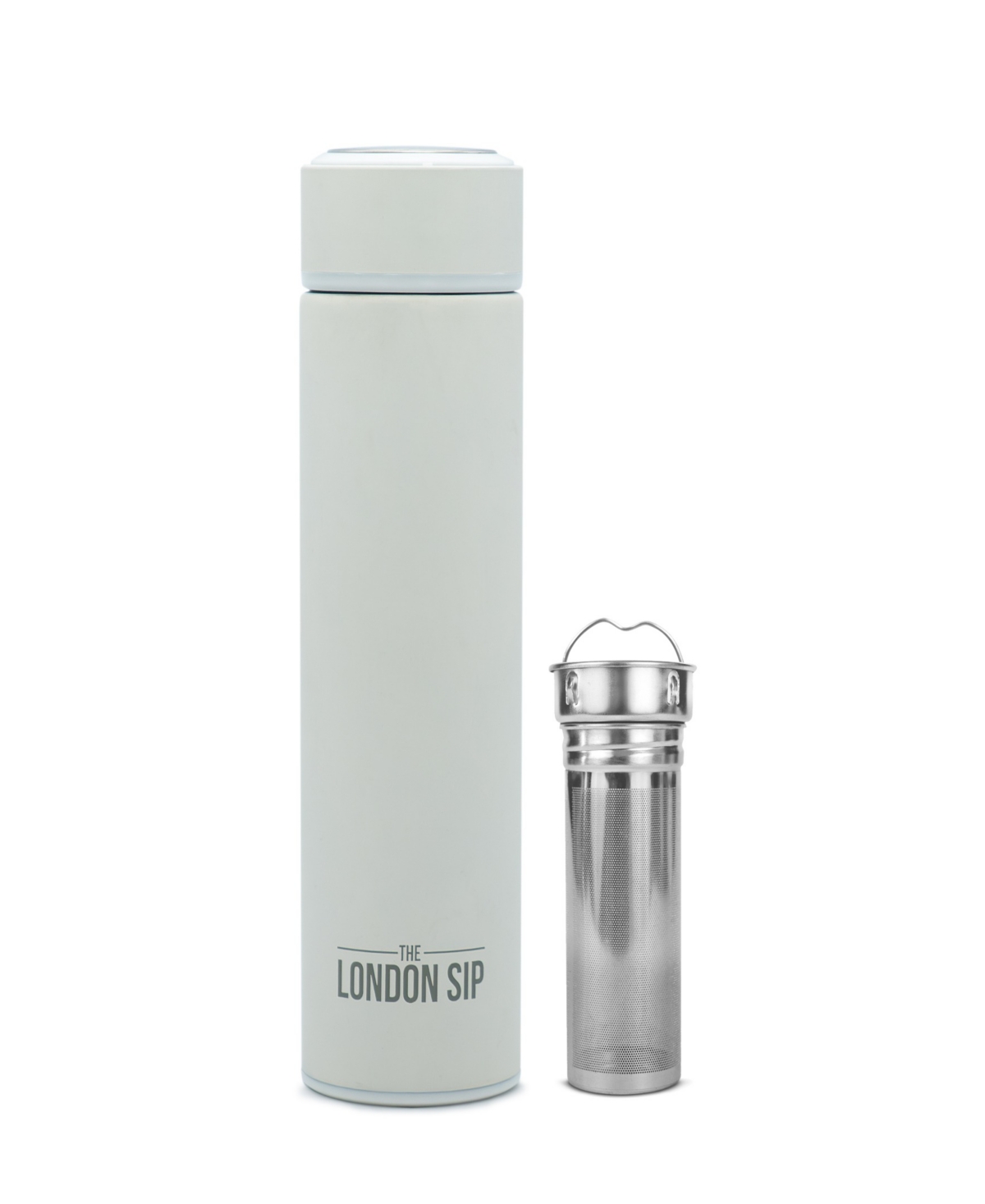 London Sip Stainless Steel 16 Oz. Tea Infuser In White