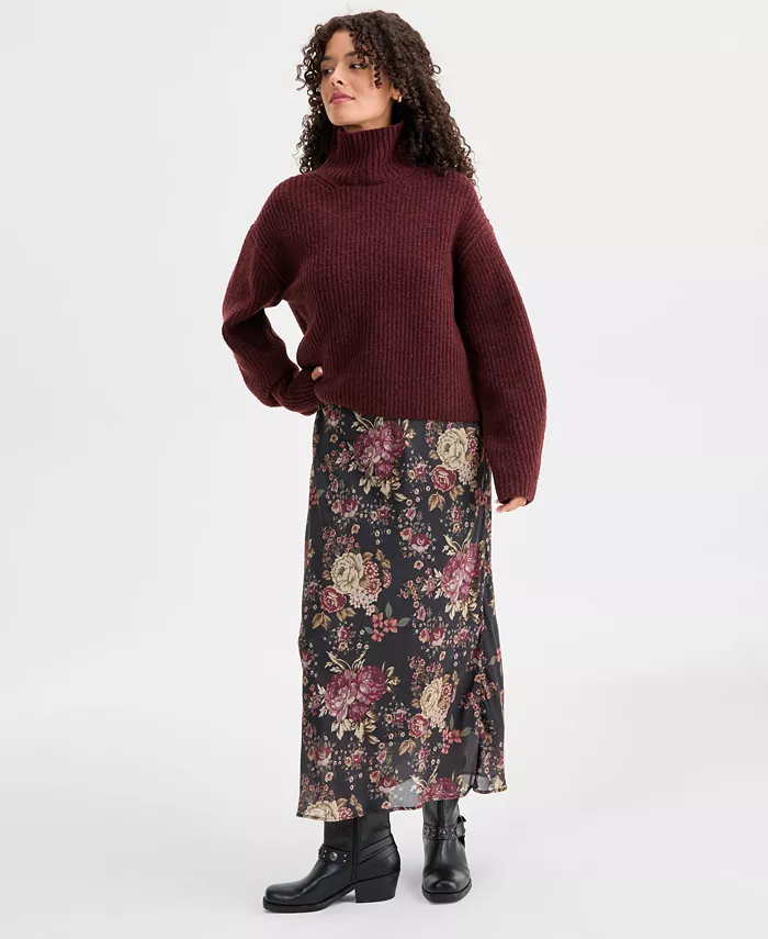 Women's Ribbed Mock-Neck Sweater - thumbnail 7