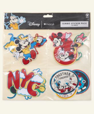 Mickey Mouse & Friends Jumbo Stickers, Set of 12, Macy's Exclusive