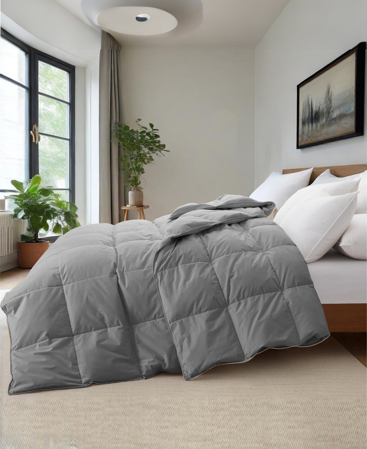 Unikome All Season Goose Down Comforter, Full/Queen