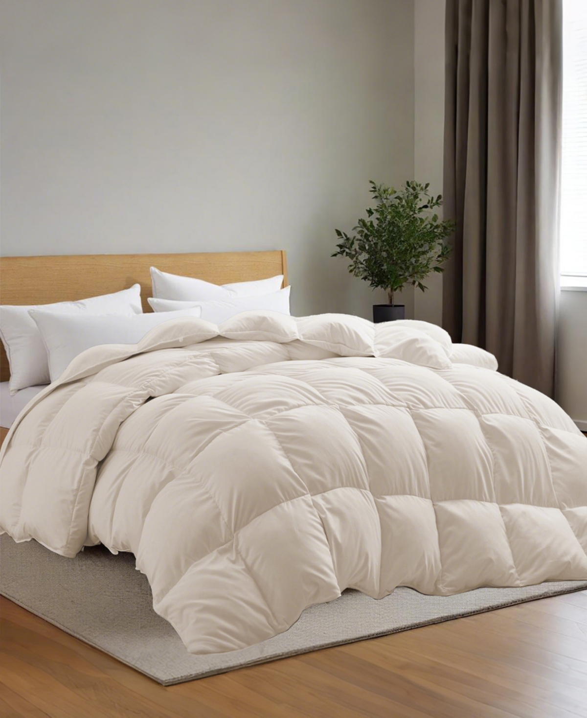 Unikome Heavyweight Goose Down Fiber Comforter