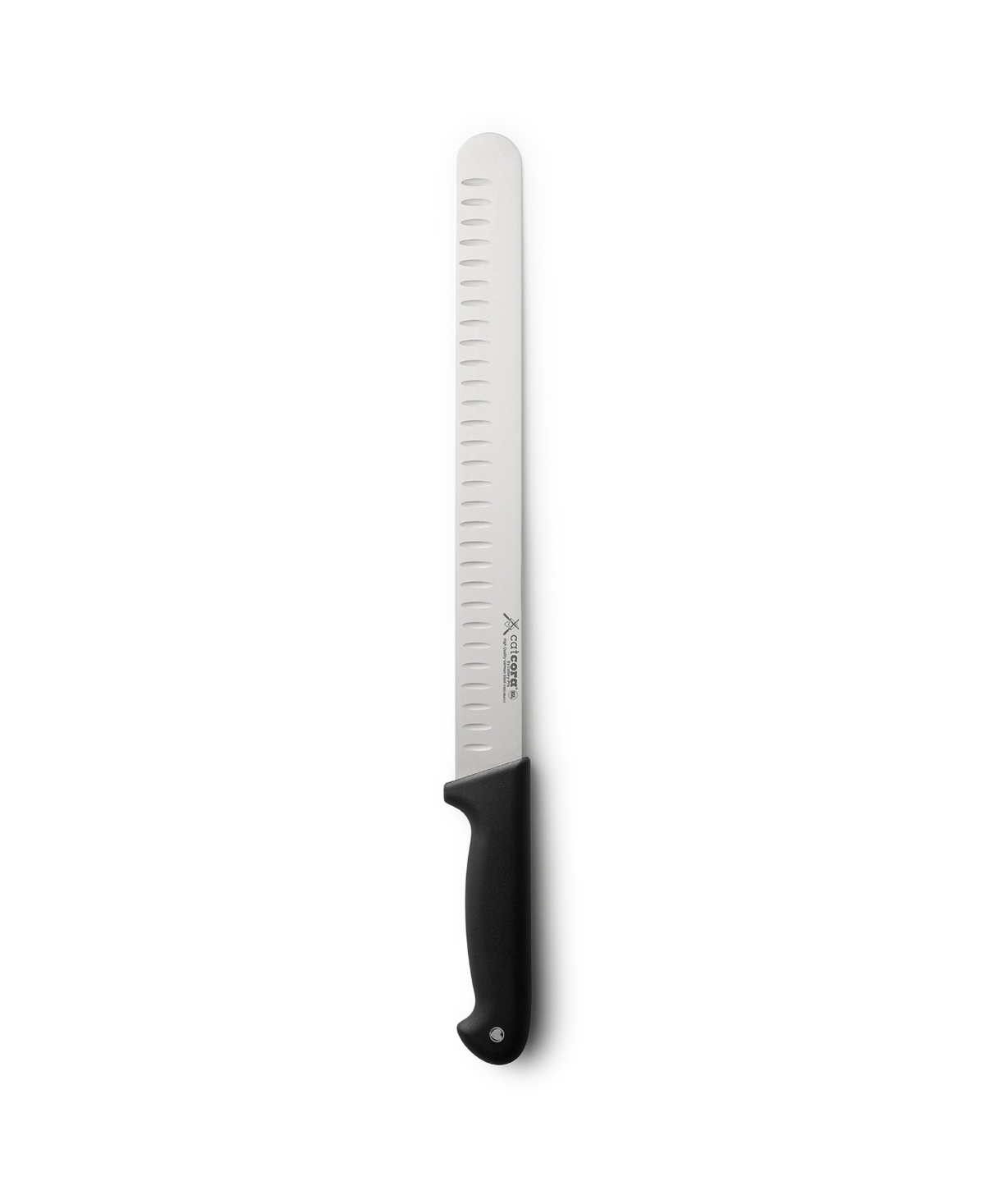 Cat Cora Cutlery-pro 12" Soft-grip Handle Granton Slicer Knife In Multi