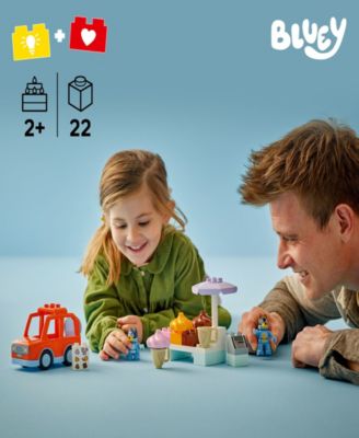 Duplo Bluey Ice Cream Trip with Bluey 10458, 22 Pieces