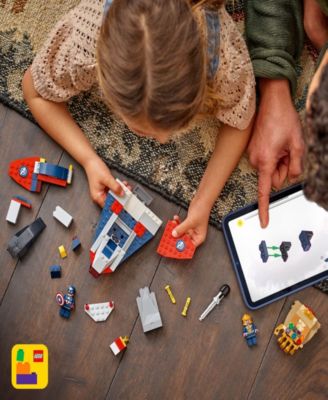 LEGO Marvel Captain America vs. Thanos Kids Toy 76319, 107 Pieces