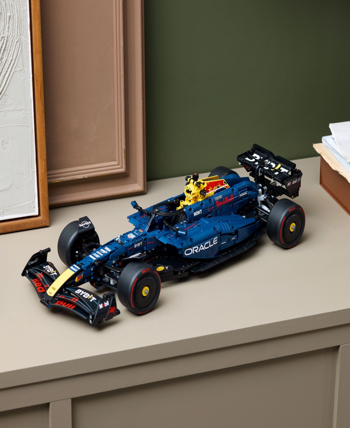 Lego Technic Oracle Red Bull Racing Rb20 F1 Car Model Kit For Adults 42206, 1639 Pieces In Blue