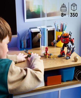 LEGO Sonic the Hedgehog Knuckles vs. Dr. Eggman Egg Crusher Mech 77005, 350 Pieces