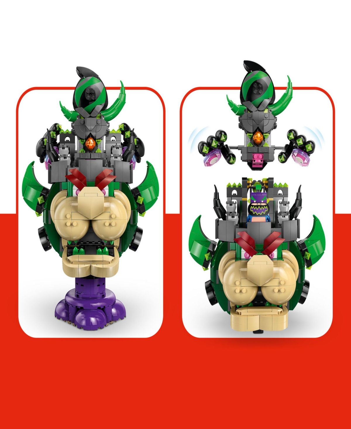 Lego Super Mario Prince Florian Castle Bowser 72042, 1251 Pieces In Multi