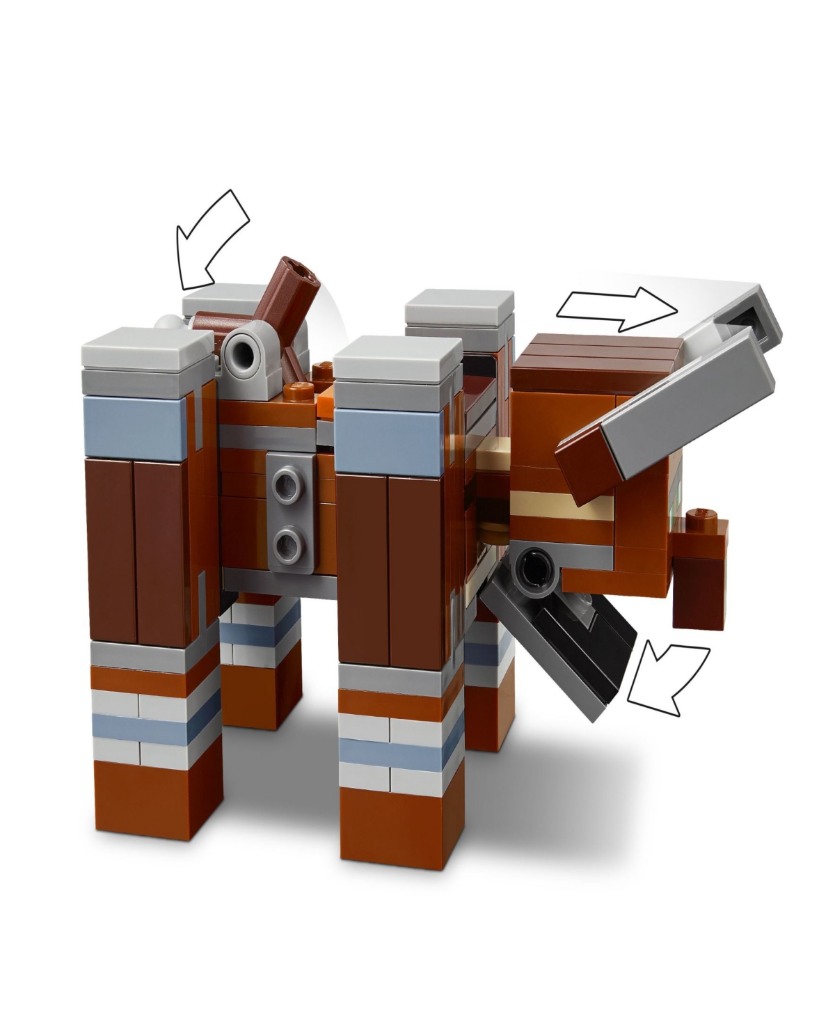 Lego Minecraft The Pillager Outpost And Ravager 21278 Toy Building Set, 665 Pieces In Neutral