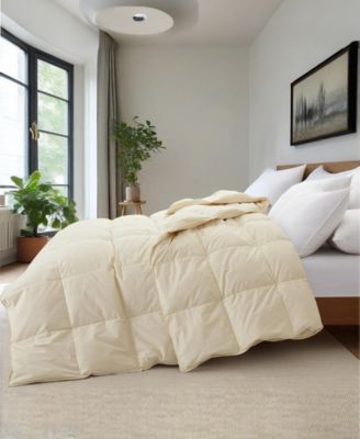 Luxurious Comfort Cotton Goose Down Feather Comforter, California King