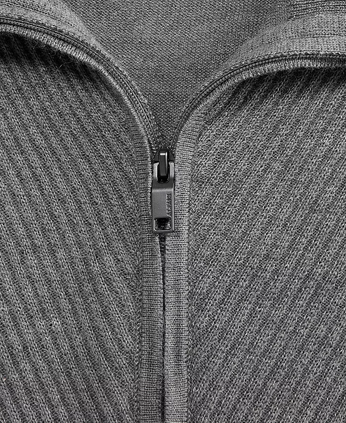 Men's Long Sleeve Merino Quarter-Zip Sweater - thumbnail 8