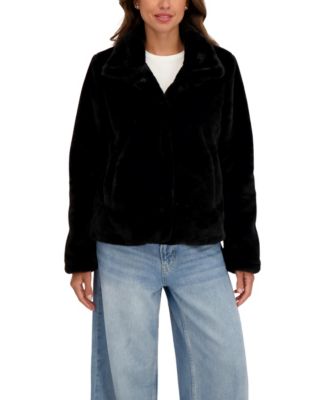 Women's Short Faux Fur Jacket