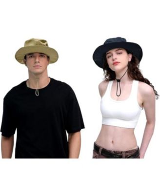 Sun Hats for Men Women Bucket Hat UPF 50+ Boonie Hat Foldable UV Protection Hiking Beach Fishing Summer Safari
