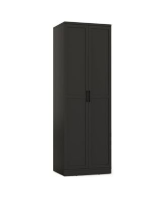70'' Storage Cabinet Freestanding Pantry Cabinet w/2 Doors & 5 Shelves
