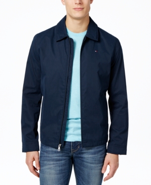 TOMMY HILFIGER MEN'S LIGHTWEIGHT FULL ZIP-FRONT JACKET