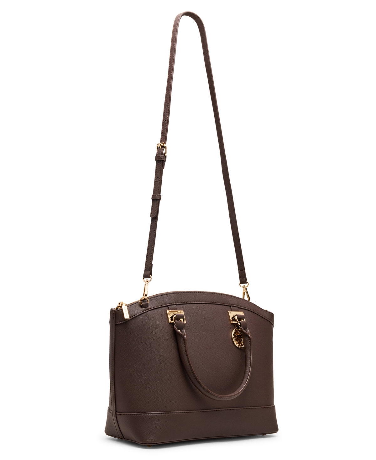 Anne Klein New Recruits Dome Satchel Bag In Brown