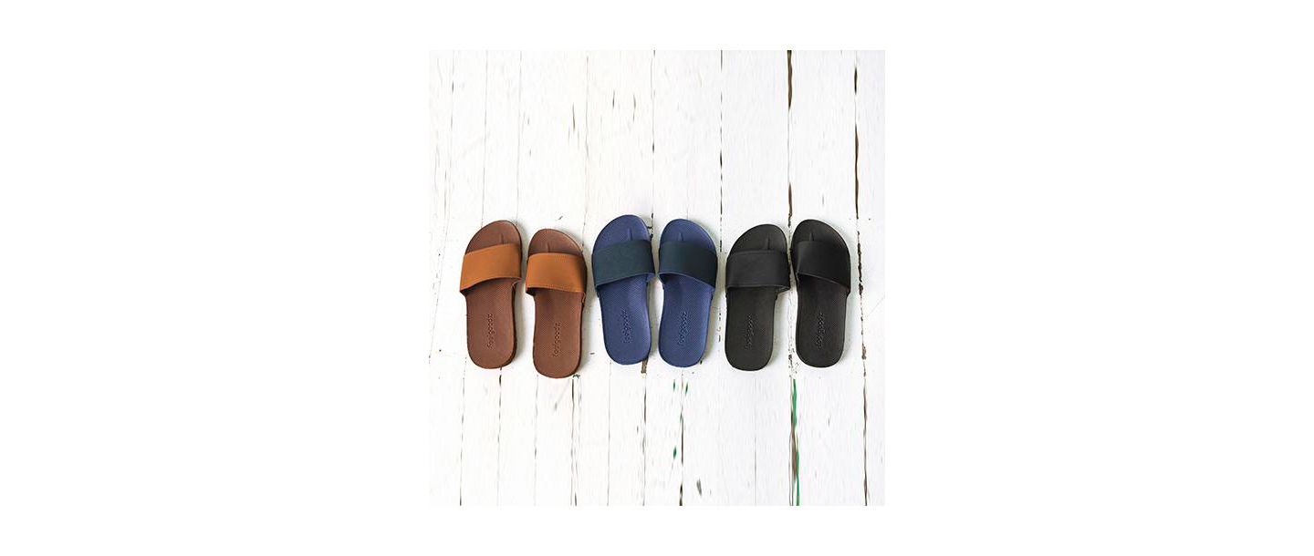 Сандалии Feelgoodz Unisex Banyan Rubber Spa/Shower Slide, цвет: Чёрный — фото 6