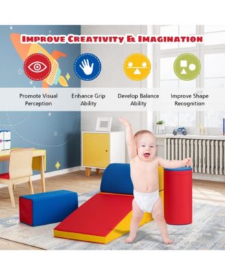 5-Piece Climb Activity Play Safe Foam Blocks