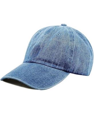 Baseball Dad Hat Women Men Blank Washed Low Profile Cotton and Denim UPF 50+ Running Golf Cap Hat