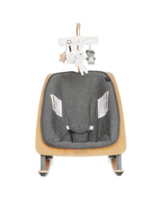 Tory 2-in-1 Rocker & Chair in Light Gray