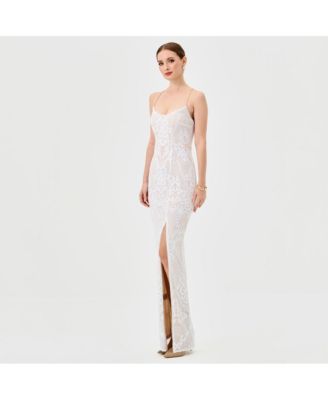 Women's Sera Strappy Back Sequin Gown