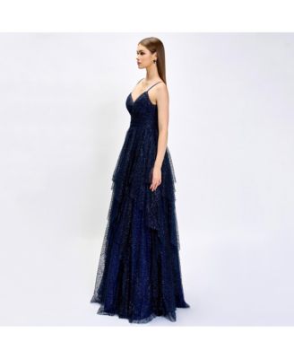 Women's Brylee Glitter Ball Gown