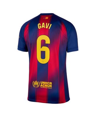 Men's Gavi Navy Barcelona 2025/26 Home Replica Jersey