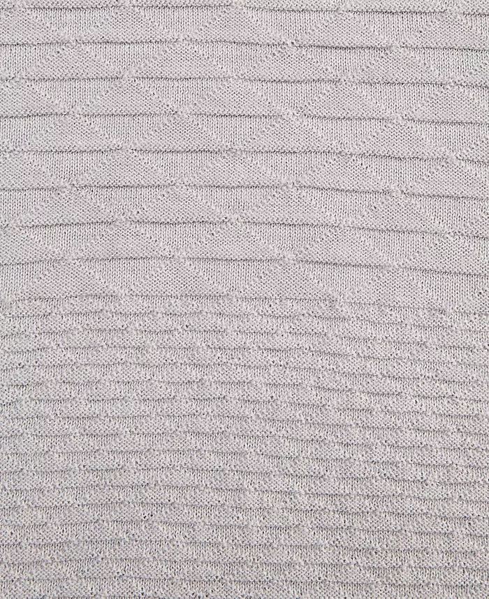 Men's Long Sleeve Textured Merino Crewneck Sweater - thumbnail 8
