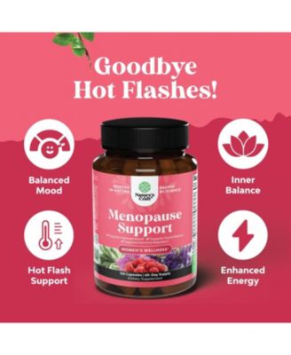 Menopause Support Capsules, Hormone Balance for Women for Night Sweats Mood, Nature's Craft, 120ct