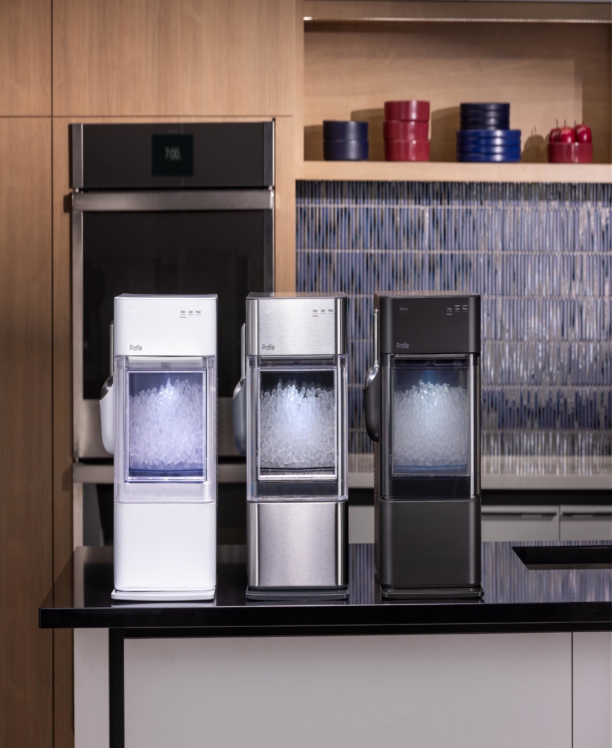 Ge Appliances Profile Opal 2.0 Ultra Nugget Ice Maker In Metallic