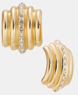 I.N.C. International Concepts - Pav&eacute; Multi-Row J-Hoop Earrings